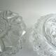 Pair of wall appliques brass fish glass