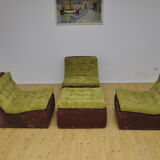 Corduroy modular sofa from DUX, 1970s