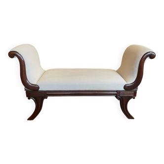 Banquette d'époque Regency En Acajou circa 1820
