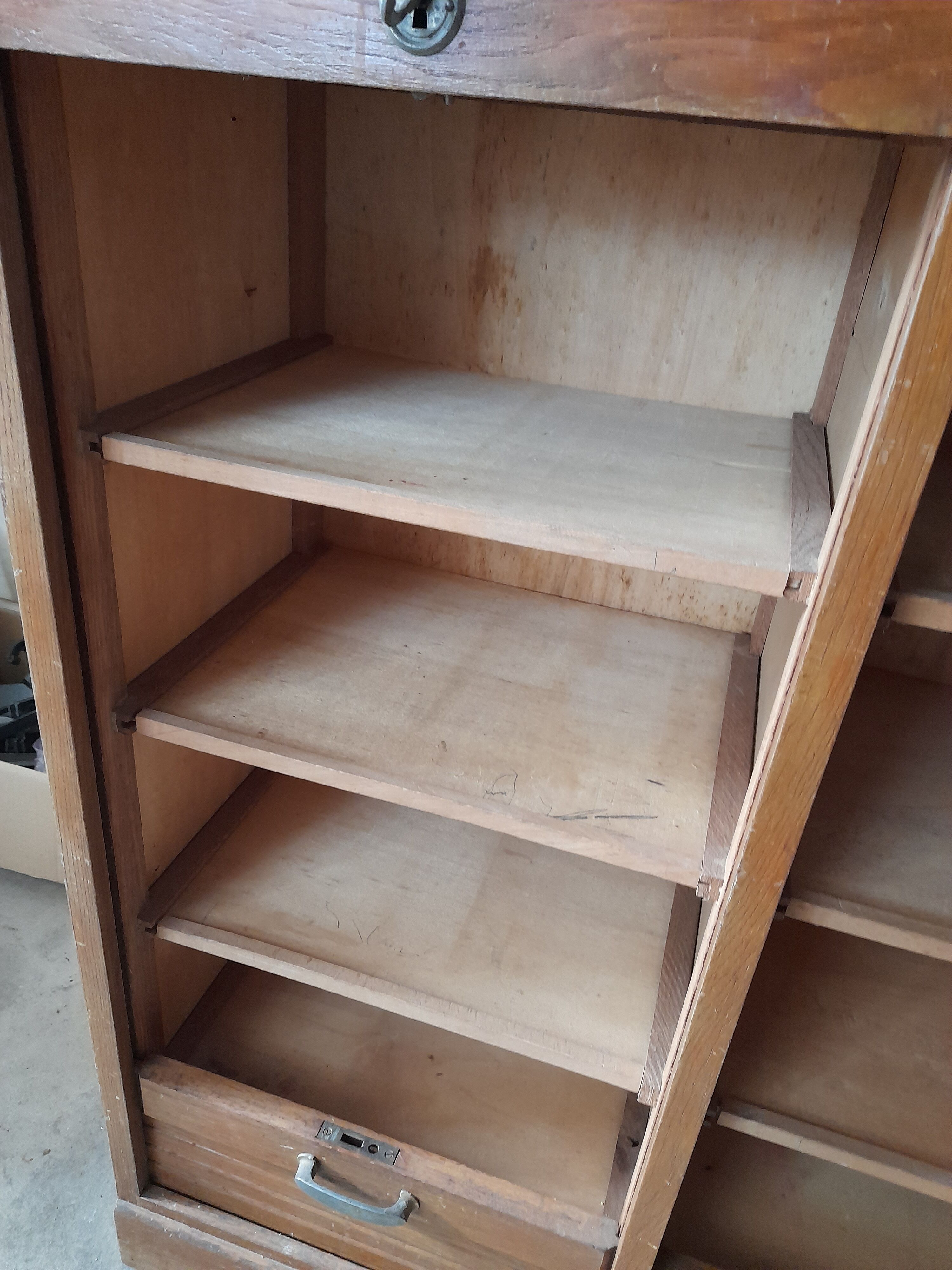 Old curtain cabinet 1950