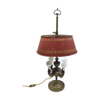 Bouillotte lamp with 4 lights