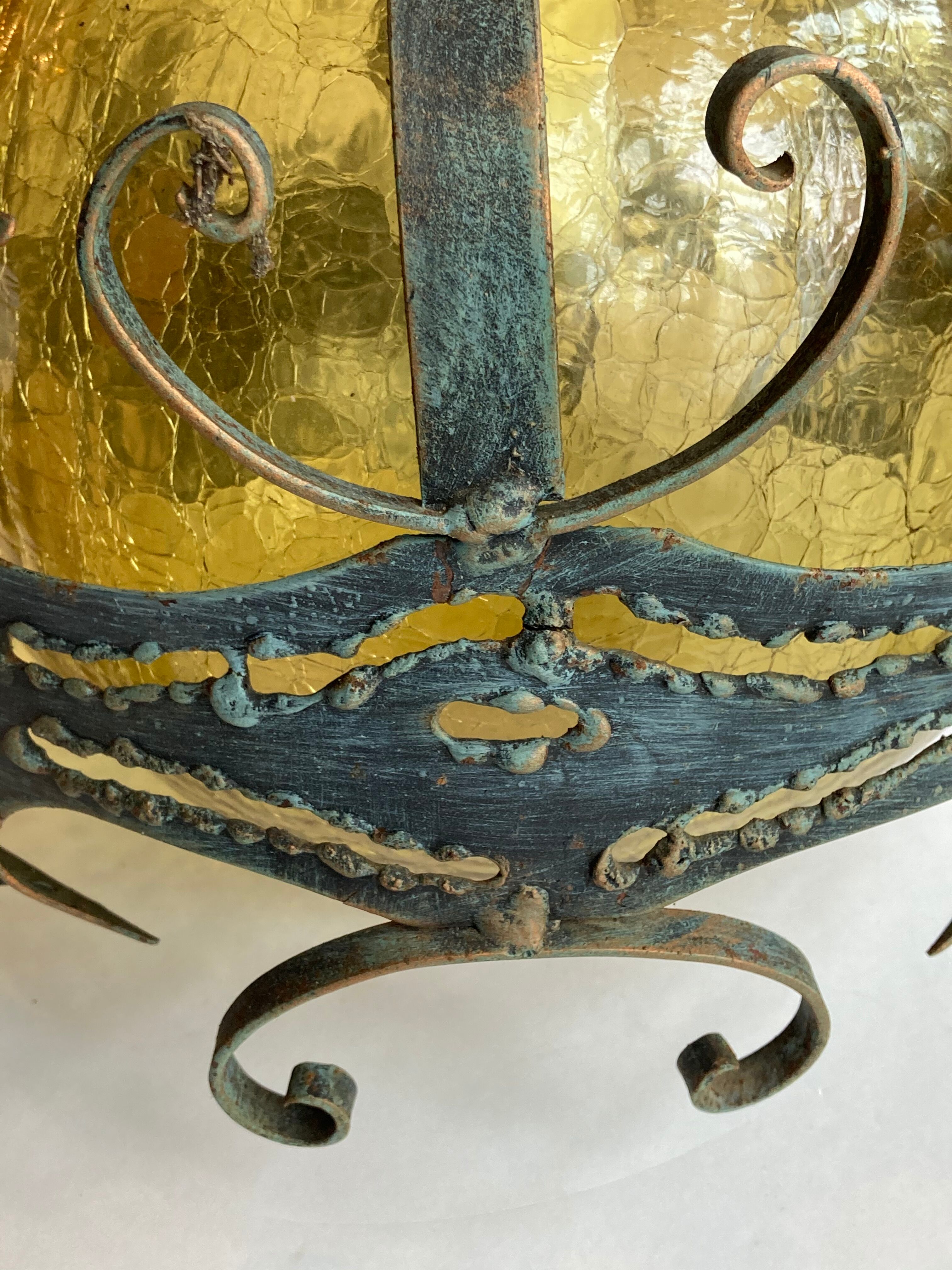 Paire de lampes hollandaises brutalistes