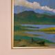 Original Swedish Mid Century Oil on Canvas "Katrineholm"- Vintage & Framed