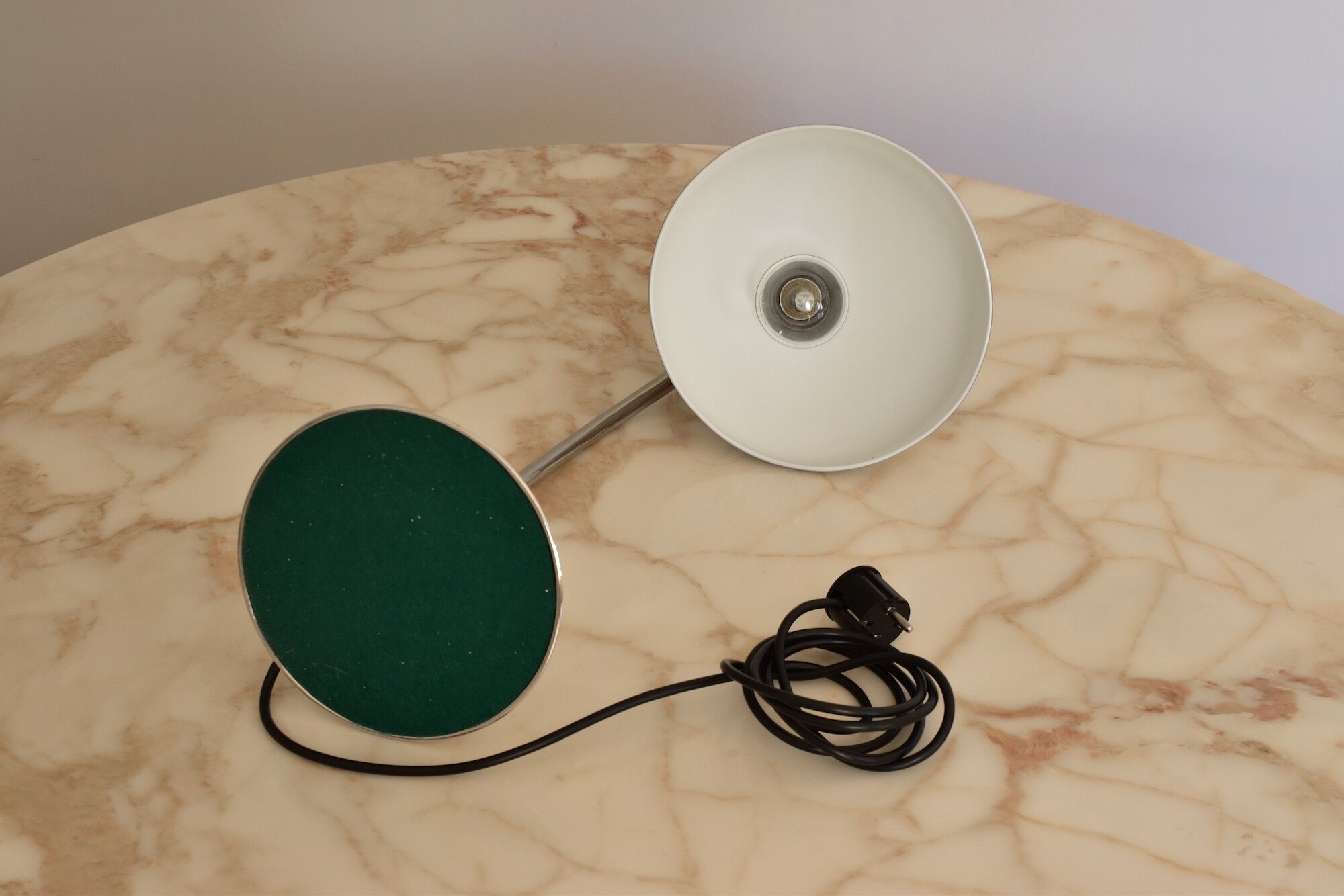 Chrome Christian Dell Table Lamp 6556 by Kaiser Idell Bauhaus, Germany