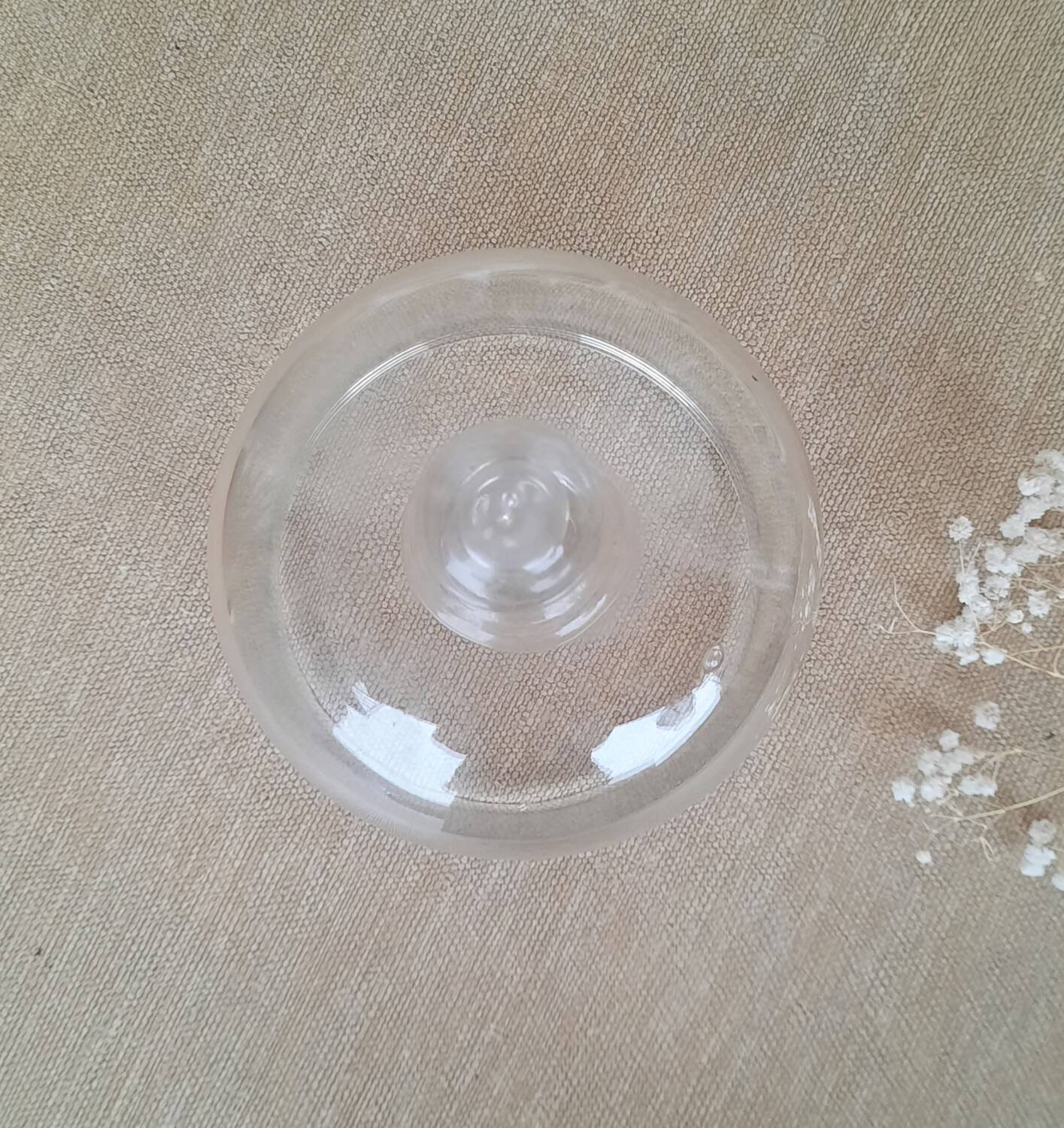 Old glass bell