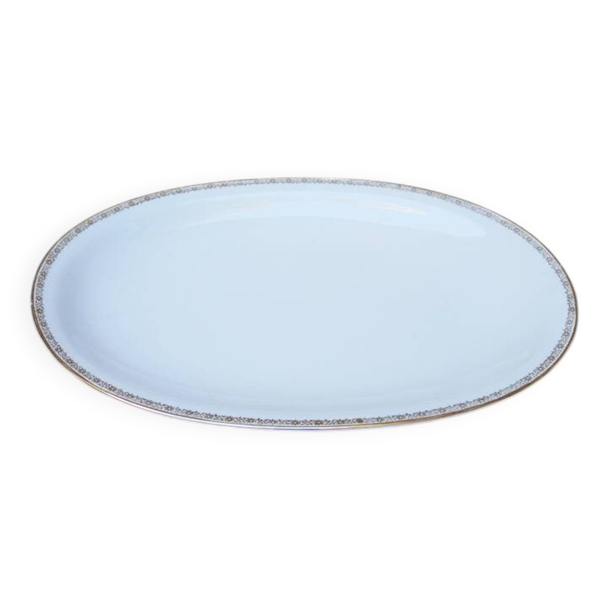 Old Large Oval Dish - Rheinpfalz Hartporzellan Germany