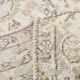 5x9 Light Green & Beige Madallion Corners Vintage Rug, 166x268Cm