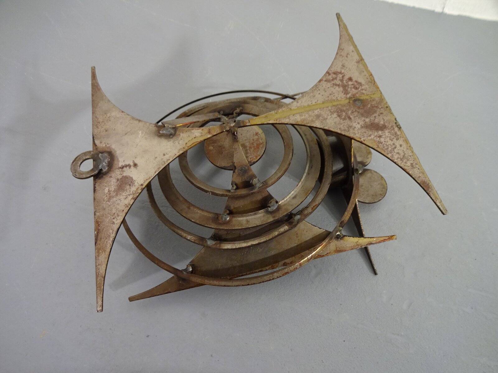 Brutalist Iron Candleholder by Henrik Horst, 1960s