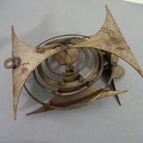 Brutalist Iron Candleholder by Henrik Horst, 1960s