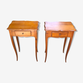 Paire de tables de chevet