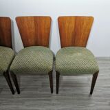 4 art deco dining chairs by Jindrich Halabala
