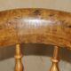 Chaise de bureau pivotante en bois d'if burr - Windsor swivel