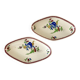 duo of raviers Villeroy & Boch La Louvière Belgian manufacture in Iron Earth early twentieth century