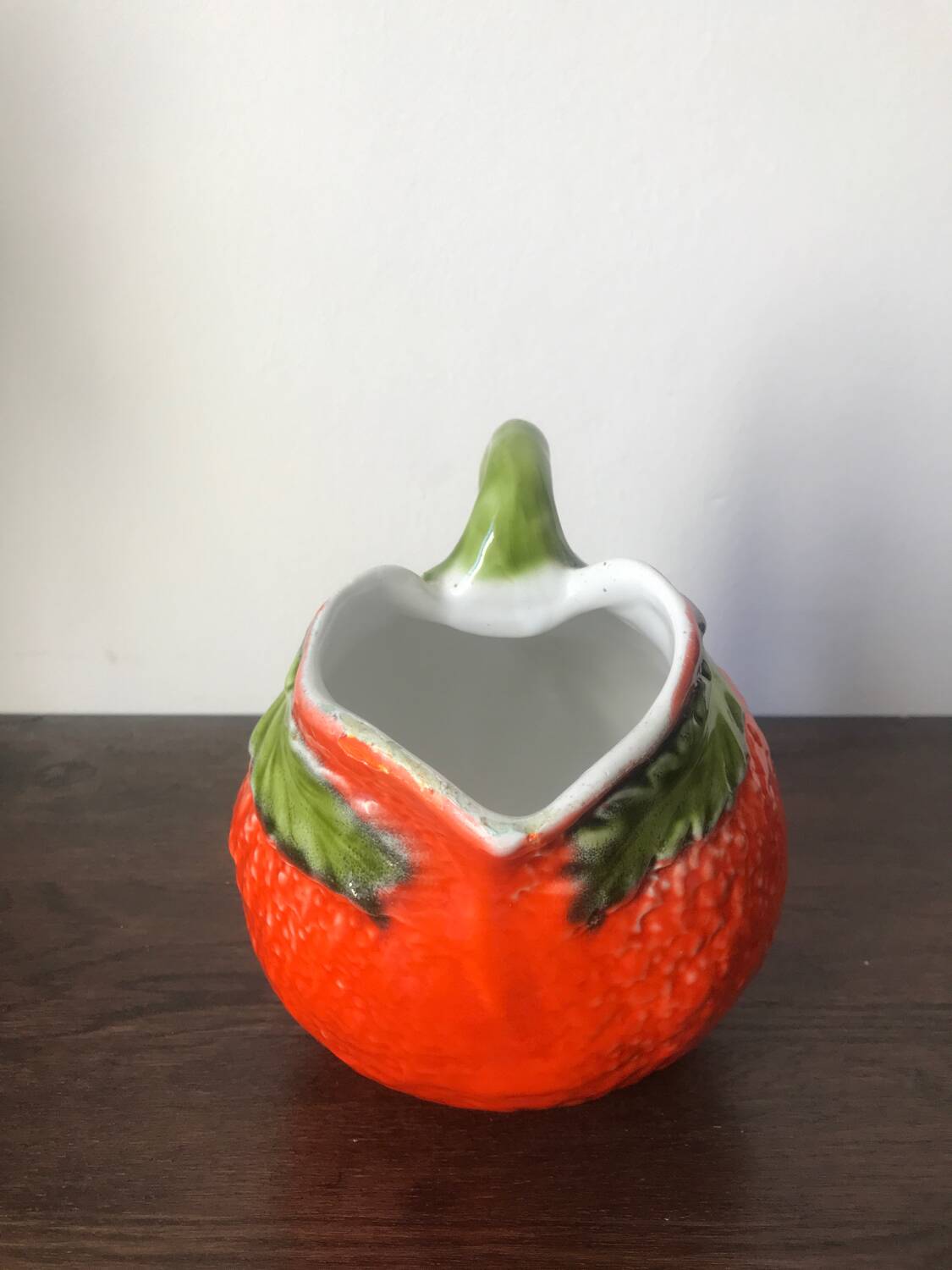 Orange slip pitcher