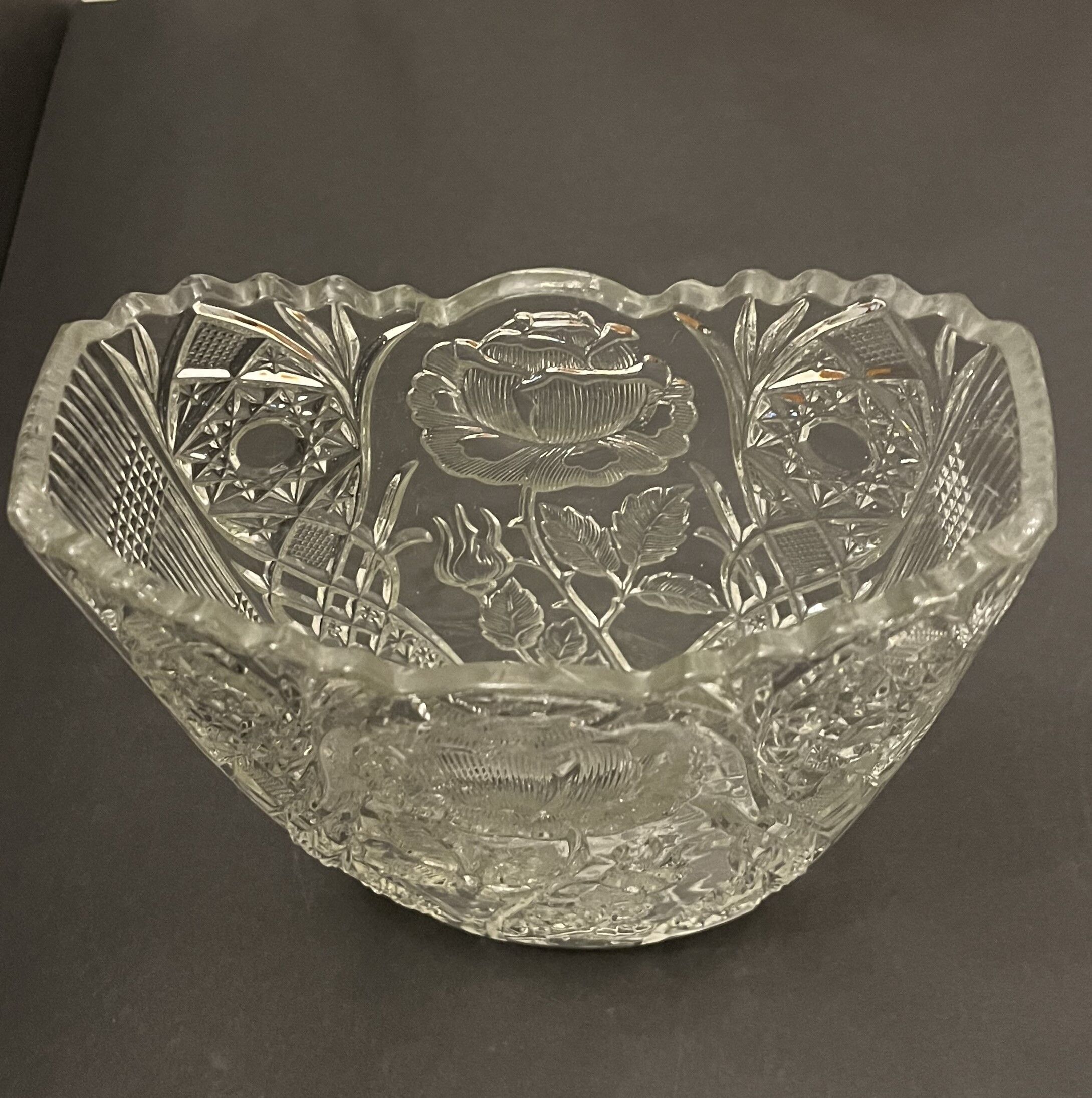 Art Deco glass vase