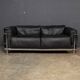 3 fauteuil grand confort, deux places cassina sofa. le corbusier