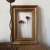 Old gilded wood frame.