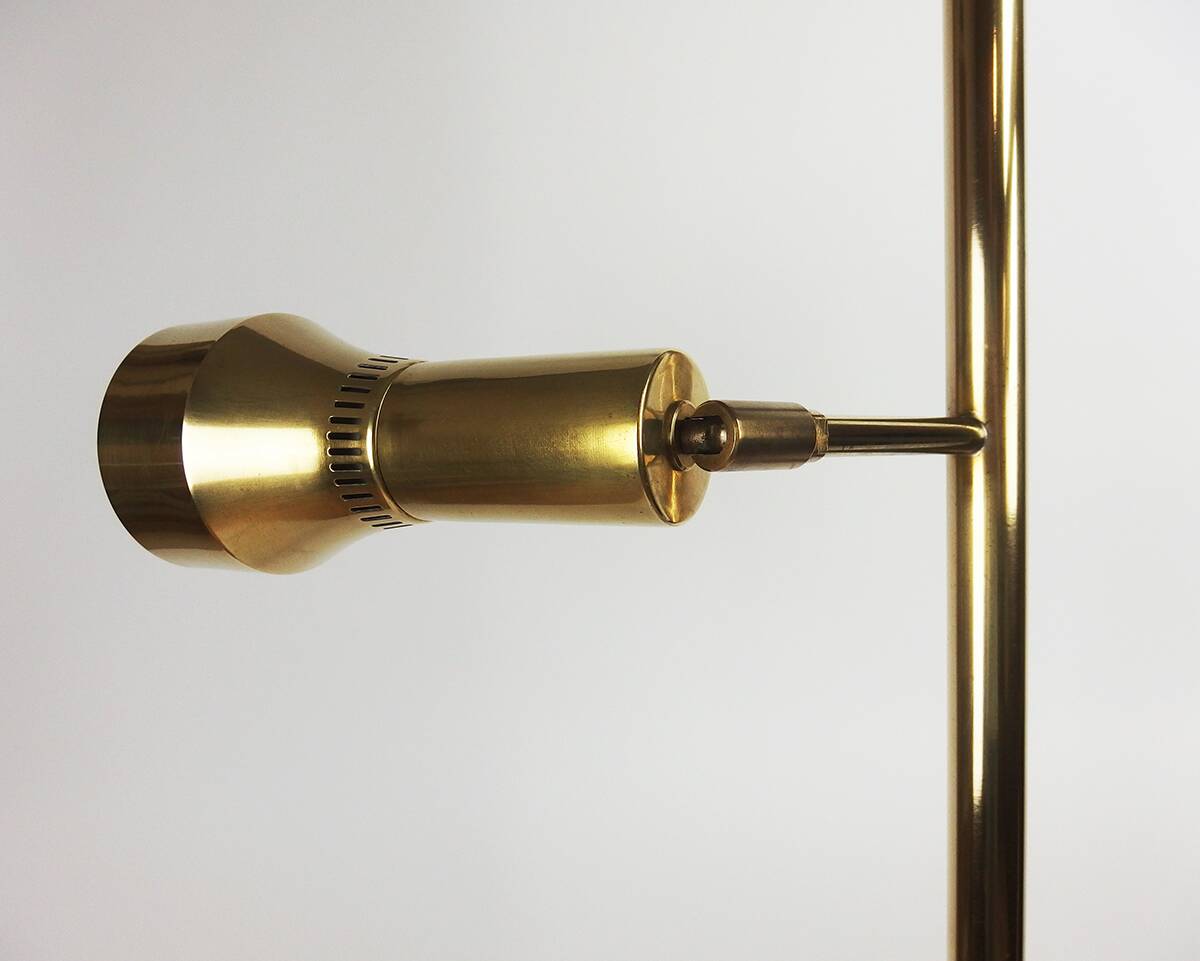 Brass floor lamp from the 1960s