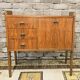 Small Scandinavian chest of drawers with compass feet, 1960s
