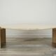 Coffee table in Italian travertine years 70