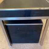 Office model 130 black Guy Lefèvre 1970 house Jansen