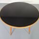 Glass and Cherrywood Table, 1960s