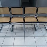 Suite 4 chairs cesca B32 Marcel Breuer vintage 1990