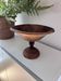 Footed bowl / Handmade turned wooden compote (Olive wood)