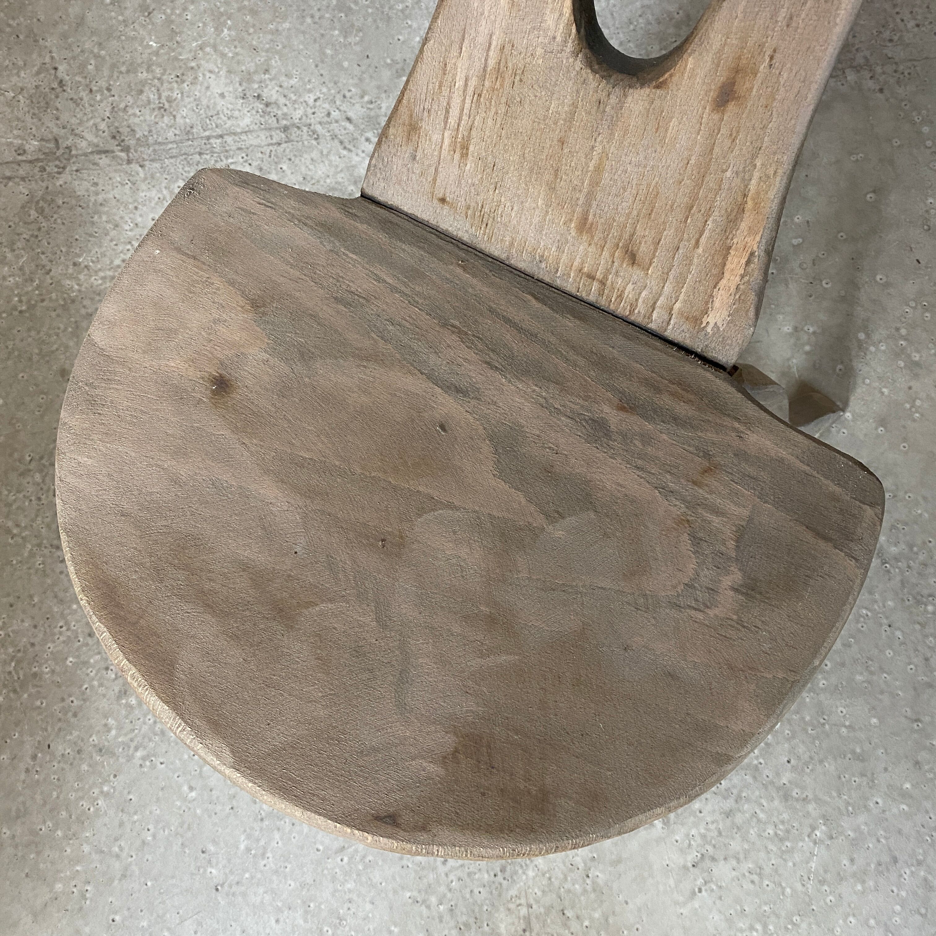 Set of 3 folk art chairs