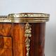 Paire de tables de chevet style Louis XV en bois marqueté