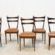 6 chaises de salle à manger italiennes