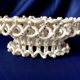 Basket or cup in langeais earthenware basketwork