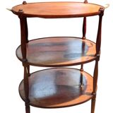 Mahogany dessert table with 3 tiers.