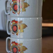 3 vintage Tognana cups