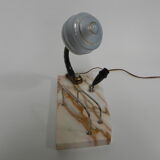 Art deco desk lamp with pen and letter holder