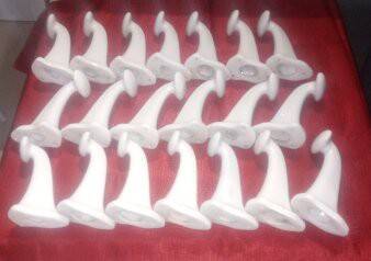 set of porcelain hooks