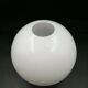 Globe in white opaline