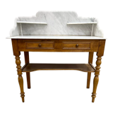 Dressing table - Louis Philippe dressing table marble and wood