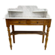Coiffeuse - table de toilette Louis Philippe marbre et bois