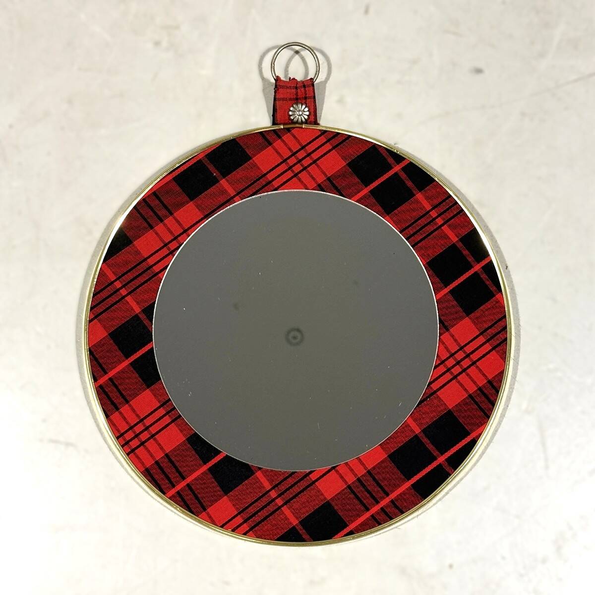 Tartan wall mirror 1960’s