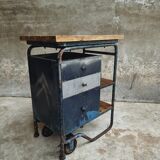 Industrial trolley workbench Citroen chest of drawers