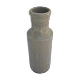 Old ceramic bottle beige Fourgault Courbevoie Paris vintage