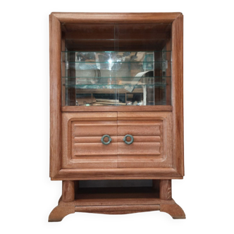 Showcase art deco oak ceruse 1940