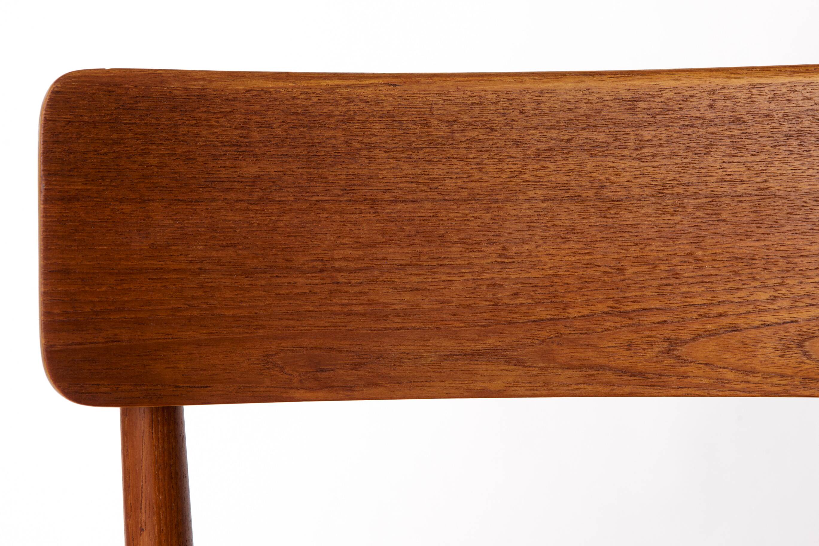 1960s Danish Dining Chair – Teak Wood Frame with Danish Cord Seat – Vintage