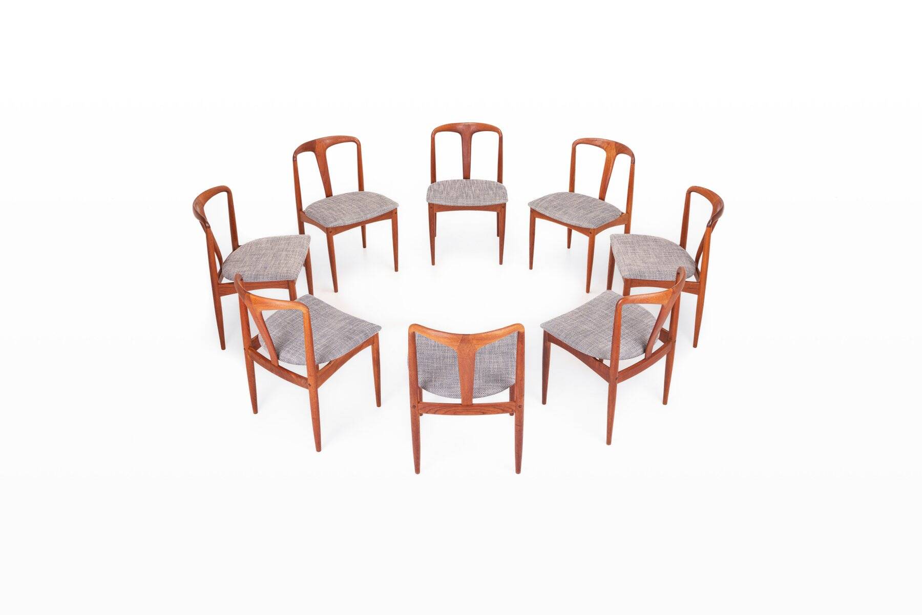 Juliane dining chairs by Johannes Andersen for Uldum Mobelfabrik, 1960s, set of 8