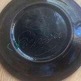 2 plates signed Le Brescon Vallauris