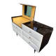 VINTAGE DRESSING TABLE WITH 6 DRAWERS 1960-1970 ROGER LANDAULT