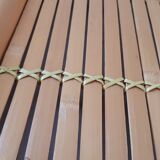 Large tray in bamboo and rattan 70s