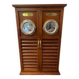 Marine style shelf cabinet