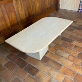 Travertine coffee table